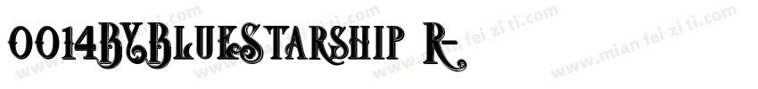 0014BYBlueStarship R字体转换